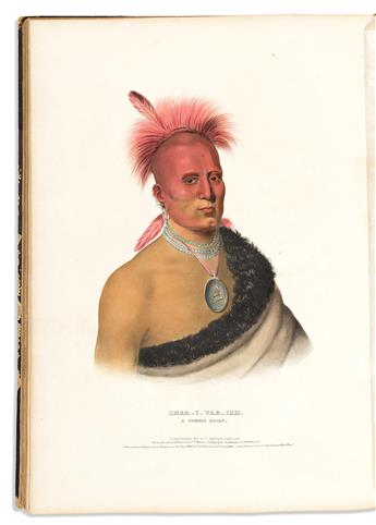 (NATIVE AMERICANS.) Thomas McKenney and James Hall. History of the Indian Tribes of North America.